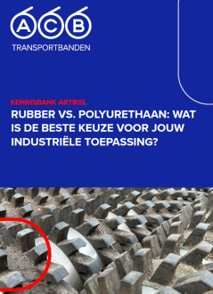 Rubber vs Polyurethaan